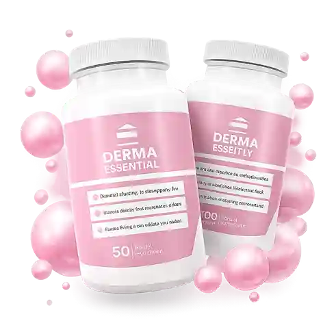 DermaEssential 60 Capsules Skin Hair Nail Beauty Supplement Biotin Vitamin C Zinc Horsetail